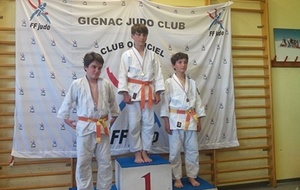 Damien 1er et Mathieu 3ème au judo