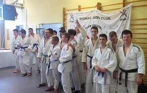 L'équipe 3ème au judo